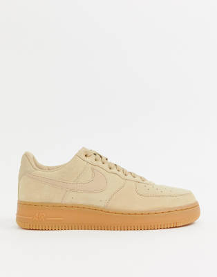 nike air force 1 daim beige