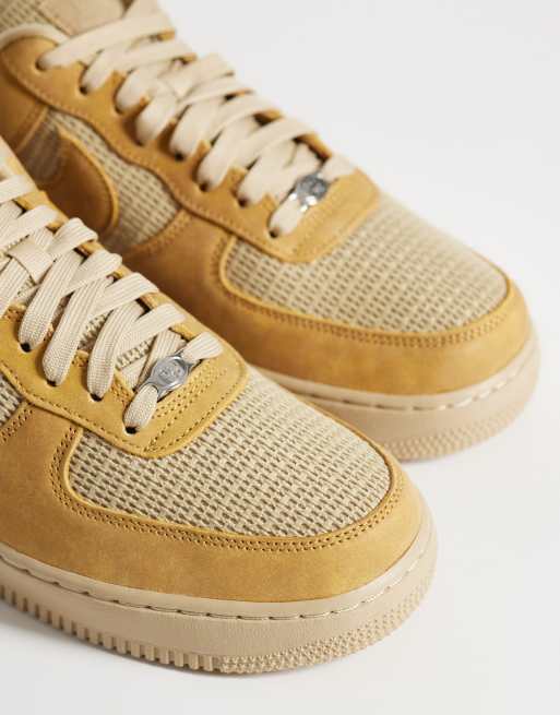 Nike – Air Force 1 '07 LV8 – Brązowe buty sportowe z tkaniny, 5 z 5