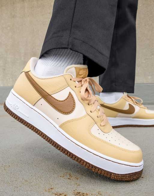 Nike air force 2024 1 femme brun