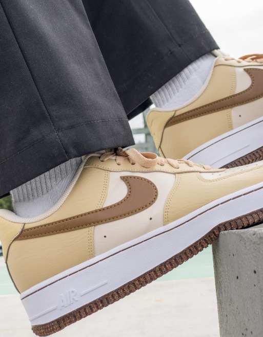 Nike air force 1 cheap brune