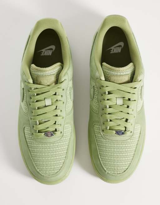 Nike - Air Force 1 '07 LV8 - Grønne sneakers i vævet materiale, 2 af 5