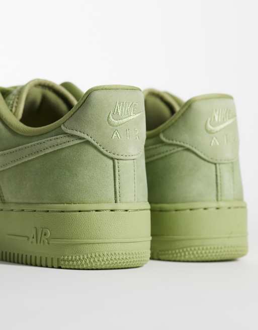 Nike - Air Force 1 '07 LV8 - Grønne sneakers i vævet materiale, 3 af 5