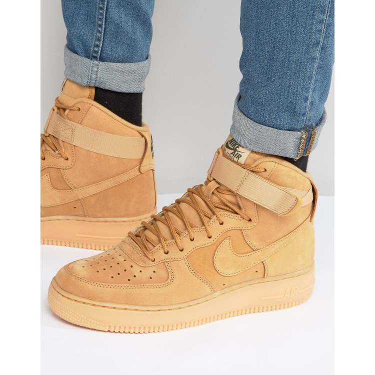 Nike high tops on sale tan