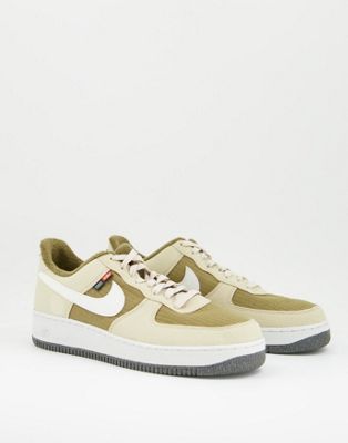 Nike Air Force 1 '07 LV8 M2Z2 cord trainers in brown - BROWN