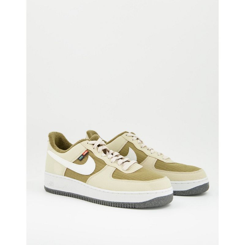 Activewear Uomo Nike - Air Force 1 '07 LV8 M2Z2 - Sneakers in tessuto riciclato marrone a coste