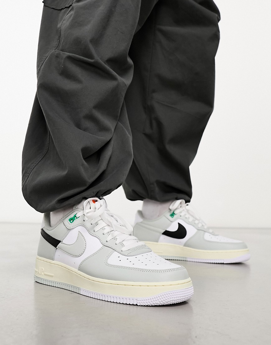 Nike Air Force 1 '07 Lv8 Remix Sneakers In Gray