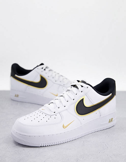 Nike - Air Force 1 07 LV8 - Sneakers bianche e oro