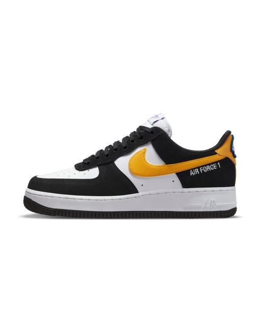 Nike Air Force 1 07 LV8 sneakers in black dark sulfur