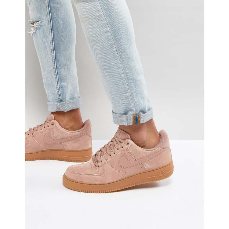 Air force store rosa camoscio