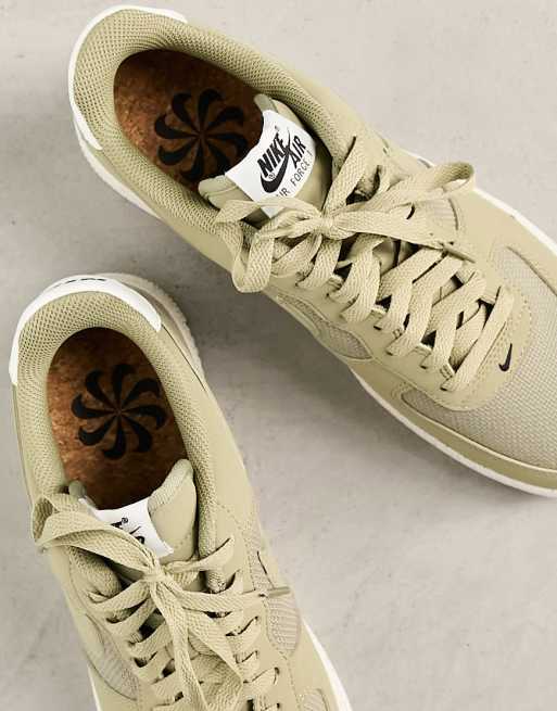 Khaki air force 1 lv8 best sale utility trainers