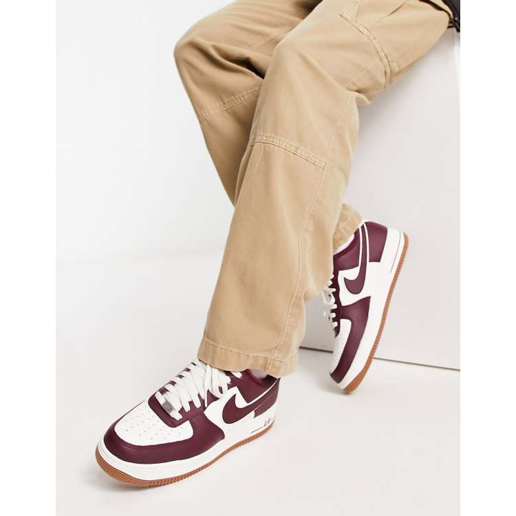 Nike Air Force 1 '07 LV8 'White Night Maroon' | Men's Size 10