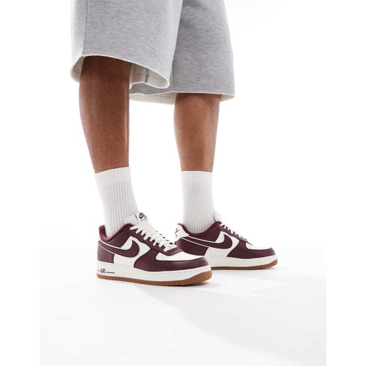 Nike Air Force 1 '07 LV8 sneakers in red and white | ASOS