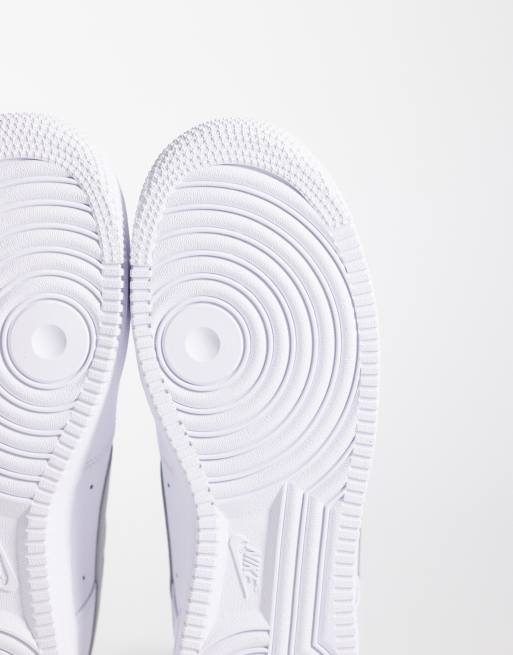 Nike Air Force 1 '07 LV8 sneakers in white and silver, 5 of 5
