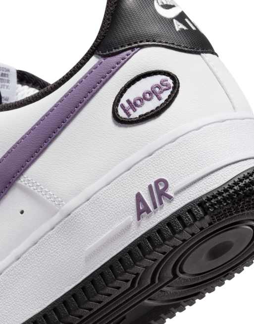 Nike Air Force 1 07 LV8 sneakers in white canyon purple ASOS