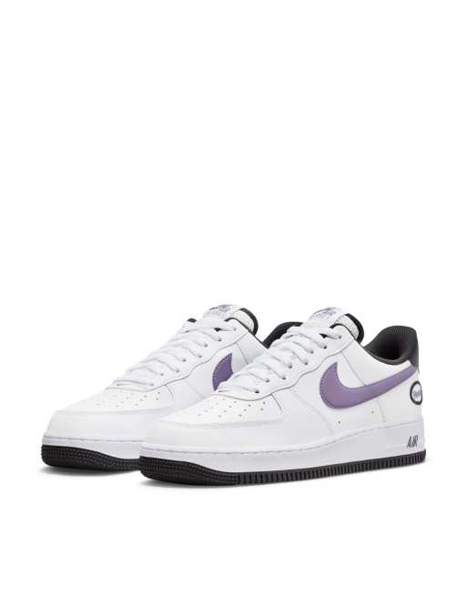 Nike Boys Air Force 1 LV8 1 - Shoes Purple/White/White Size 07.0