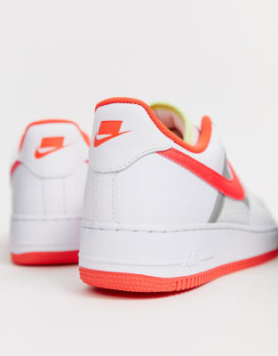 white air force 1 with pink swoosh