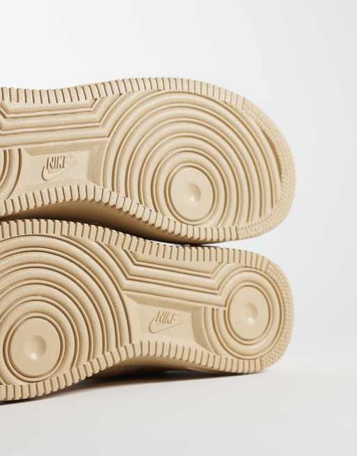 Nike Air Force 1 '07 LV8 sneakers with crochet detail in brown, 4 of 5