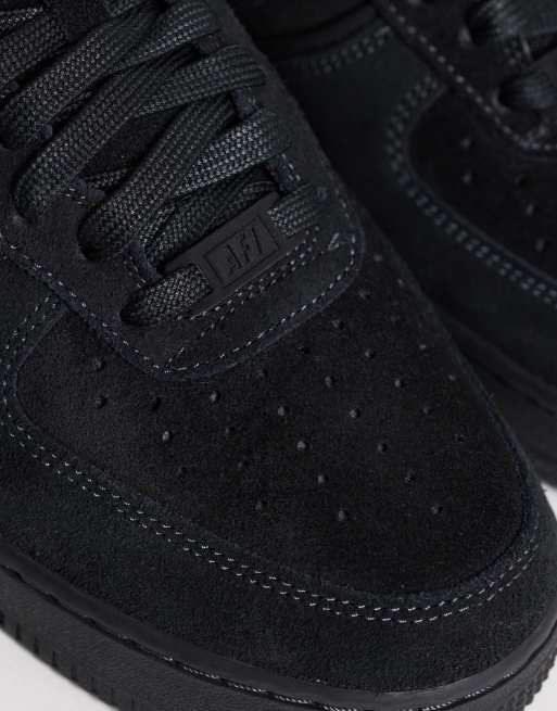 Nike Air Force 1 '07 LV8 trainers in black, 4 of 5