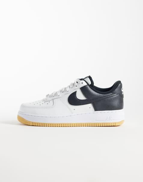Nike Air Force 1 '07 LV8 trainers in white and black - view 1