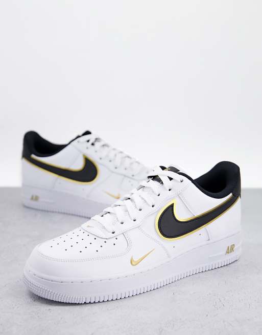 Nike Air Force 1 '07 LV8 trainers in white and gold | ASOS Nike Air Force 1 '07 LV8 trainers in white and gold | ASOS