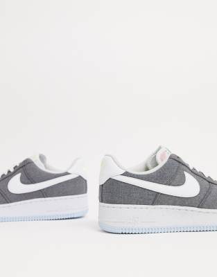 nike air force 1 canvas grey