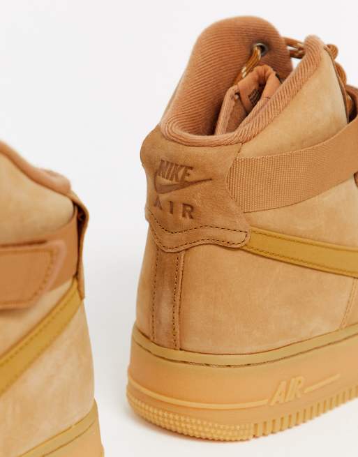 Nike Air Force 1 High '07 Flax/Gum Light Brown-Black-Wheat - CJ9178-200