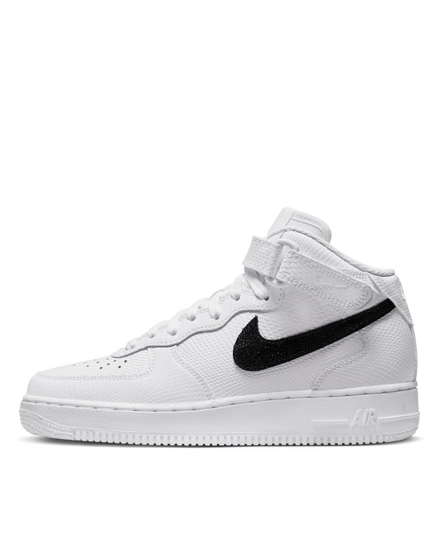 Nike Air Force 1 '07 Mid sneakers in white and black