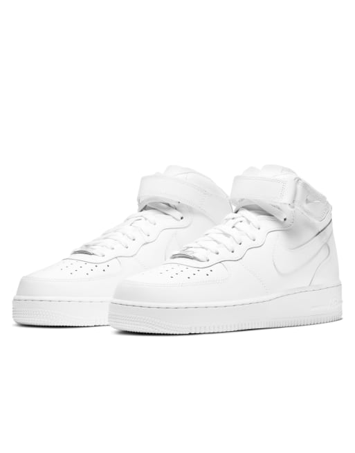 Nike Air Force 1 '07 Mid sneakers in white, 2 of 4