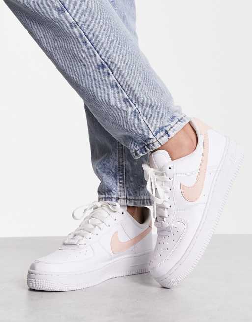 Nike Air Force 1 07 Next trainers in white and artic orange