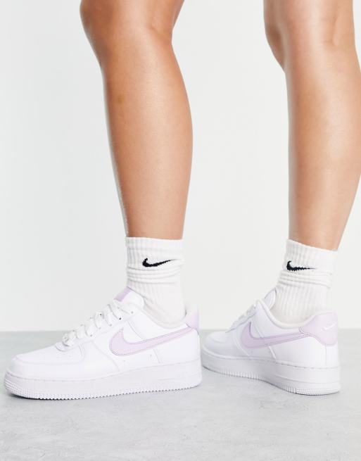 Nike Air Force 1 07 Next trainers in white and lilac