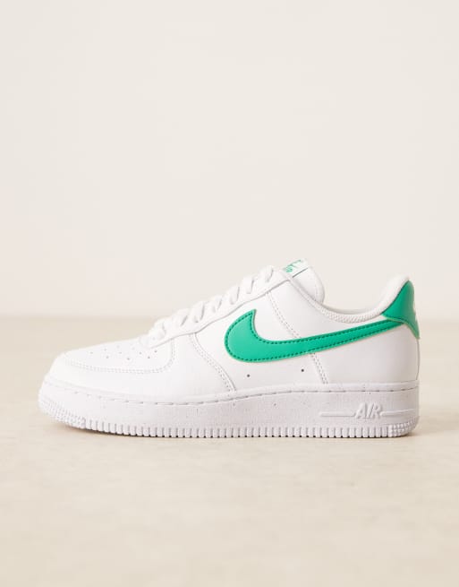 Nike Air Force 1 '07 NN sneakers in white and green