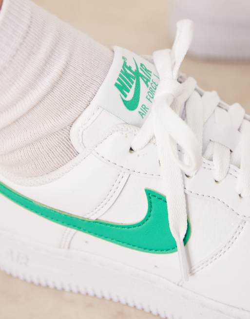 Nike Air Force 1 '07 NN sneakers in white and green