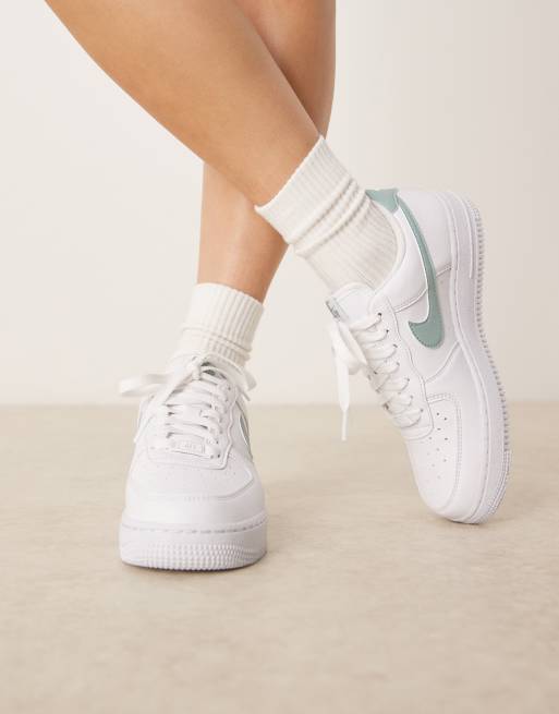 Nike Air Force 1 '07 NN sneakers in white & blue, 4 of 5