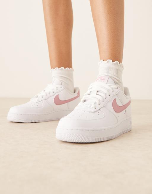 Nike Air Force 1 '07 NN sneakers in white & pink, 5 of 5