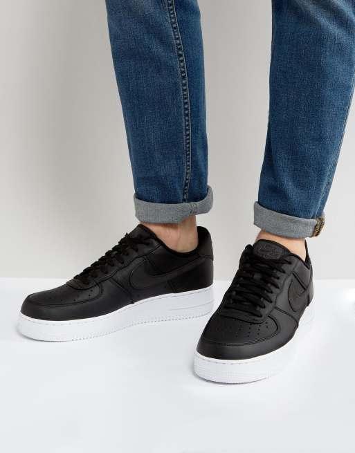 Nike air force 1 07 best sale premium black