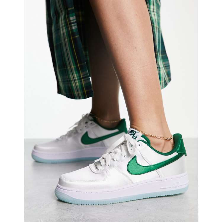 Nike air force one green sale