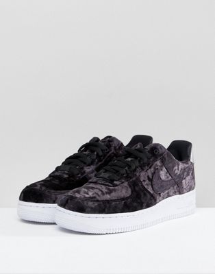 nike air force velluto nere