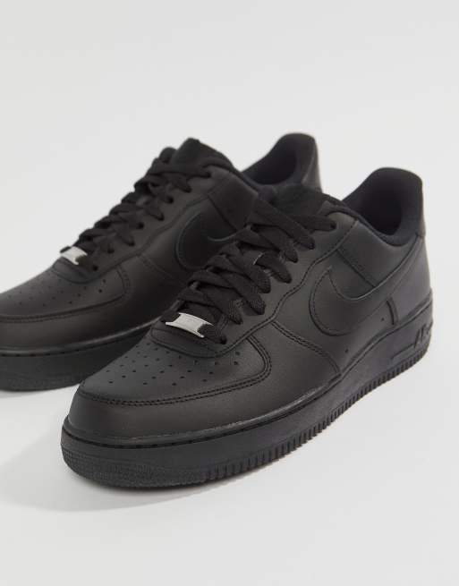 Nike Air Force 1 07 Schwarze Sneaker ASOS