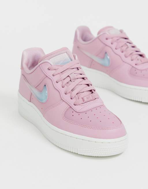 nike air force one virgule rose gold