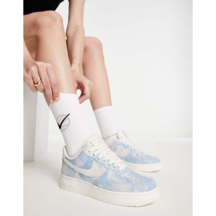 Nike Air Force 1 '07 (White/University Blue) 9.5