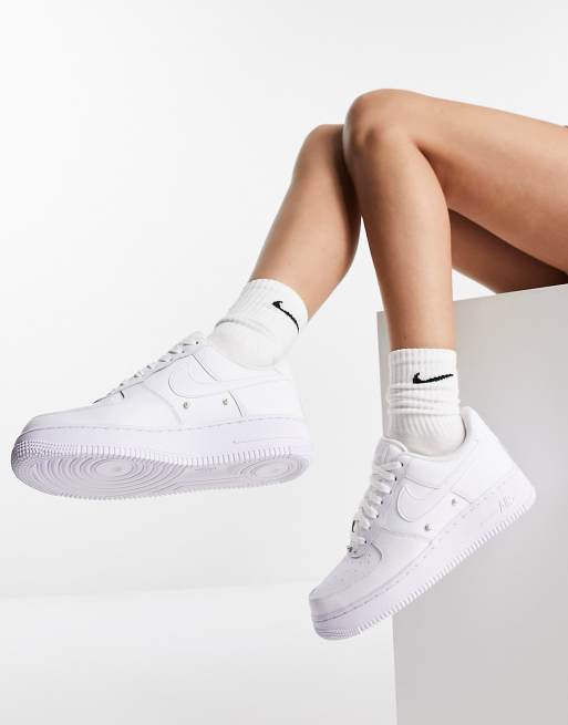 Nike air best sale force pearl white