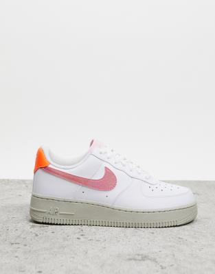 nike air force 1 pink and orange