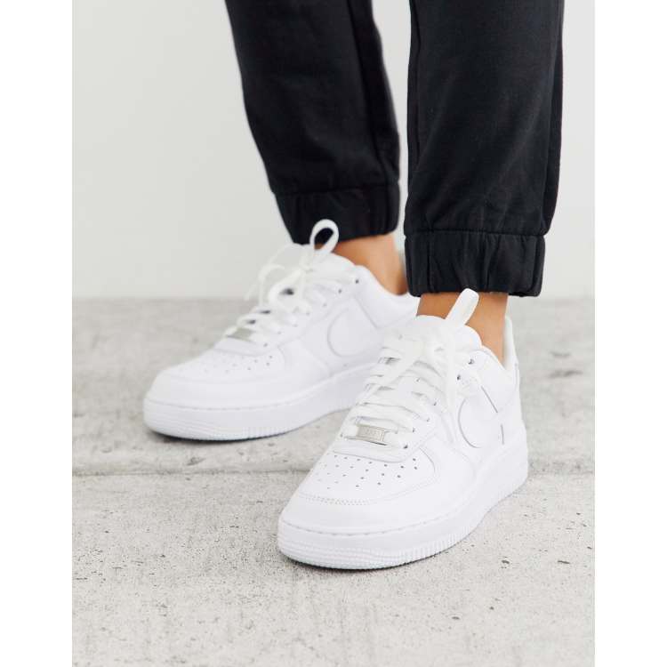 Scarpe nike air store force 1 bianche