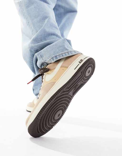 Nike air force nere e marroni sales