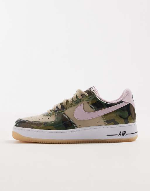 Nike - Air Force 1 '07 - Sneakers colore marrone e rosa , 2 di 5
