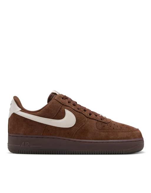 Nike Air Force 1 '07 sneakers i mörkbrun, 5 av 5