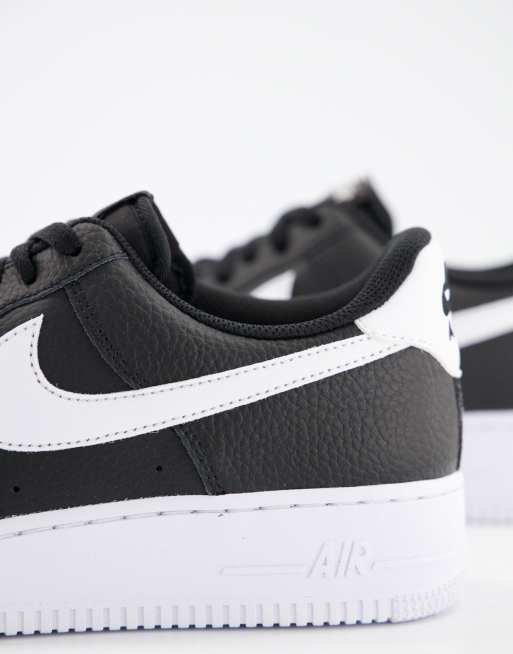 Nike Air Force 1 ' 07 sneakers i sort og hvid, 4 af 4