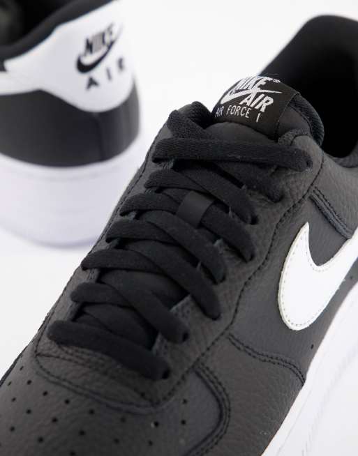 Nike air force 1 outlet 07 sort og hvid