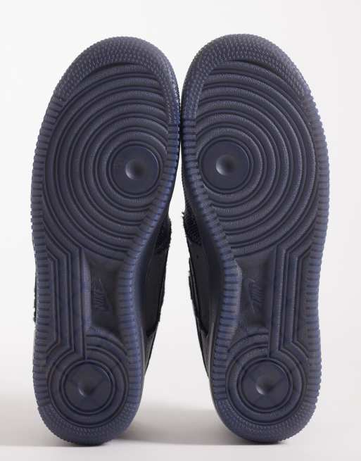 Nike Air Force 1 '07 sneakers in black and gray , 5 of 5