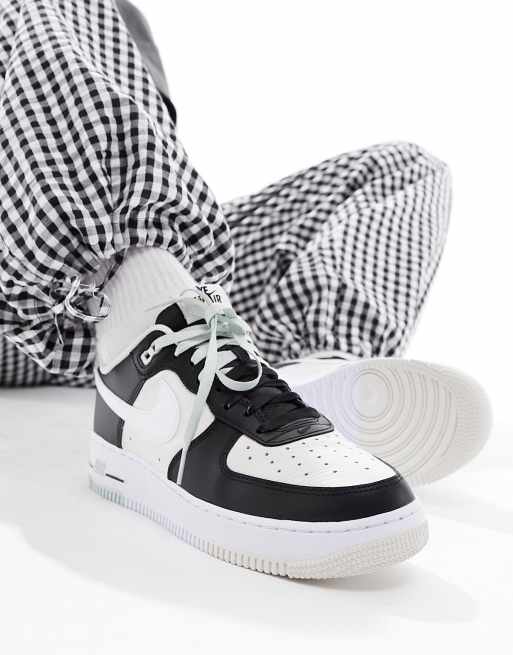 Nike Air Force 1 '07 sneakers in black and off white | ASOS